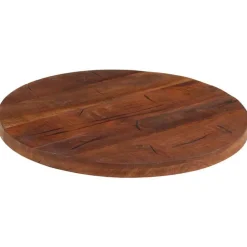 vidaXL Dessus de table Ø 40x3,8 cm rond bois massif de récupération