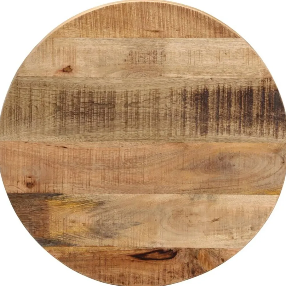 Accessoires Pour Tables-vidaXL Dessus de table Ø 40x1,5 cm rond bois massif de manguier brut Bois de manguier brut (naturel)