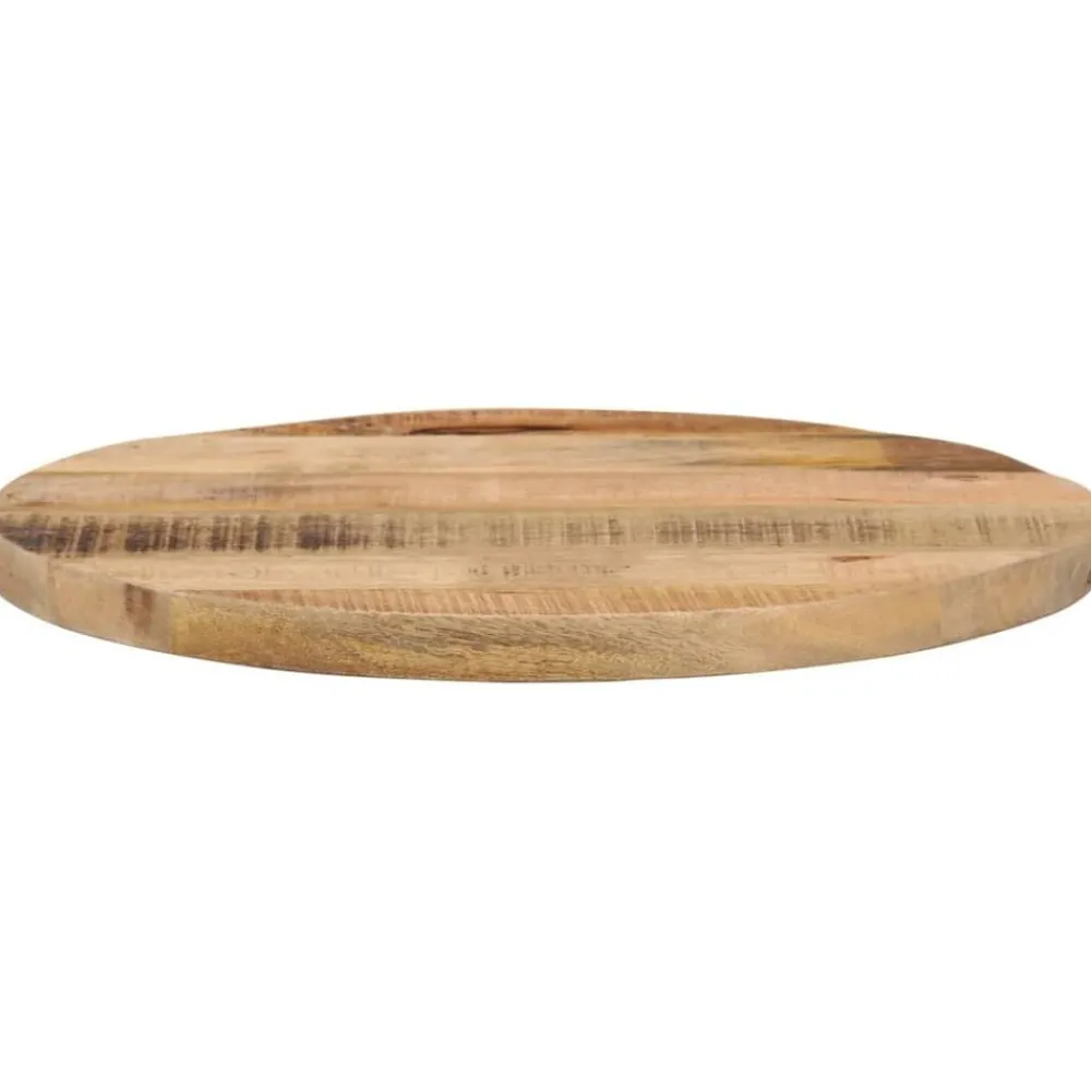 Accessoires Pour Tables-vidaXL Dessus de table Ø 40x1,5 cm rond bois massif de manguier brut Bois de manguier brut (naturel)