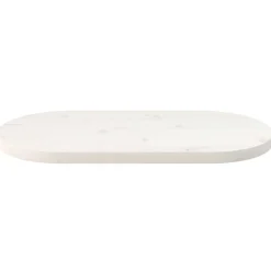 Accessoires Pour Tables-vidaXL Dessus de table 60x30x2,5 cm bois de pin massif ovale Blanc
