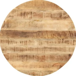 vidaXL Dessus de table Bois de manguier solide Rond 15-16 mm 40 cm