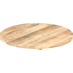 vidaXL Dessus de table Bois de manguier solide Rond 15-16 mm 40 cm