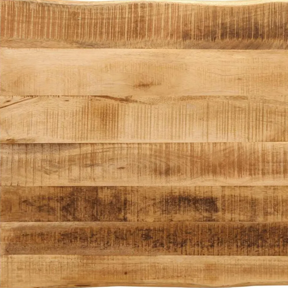 vidaXL Dessus de table bord vivant 40x40x3,8 cm bois de manguier brut