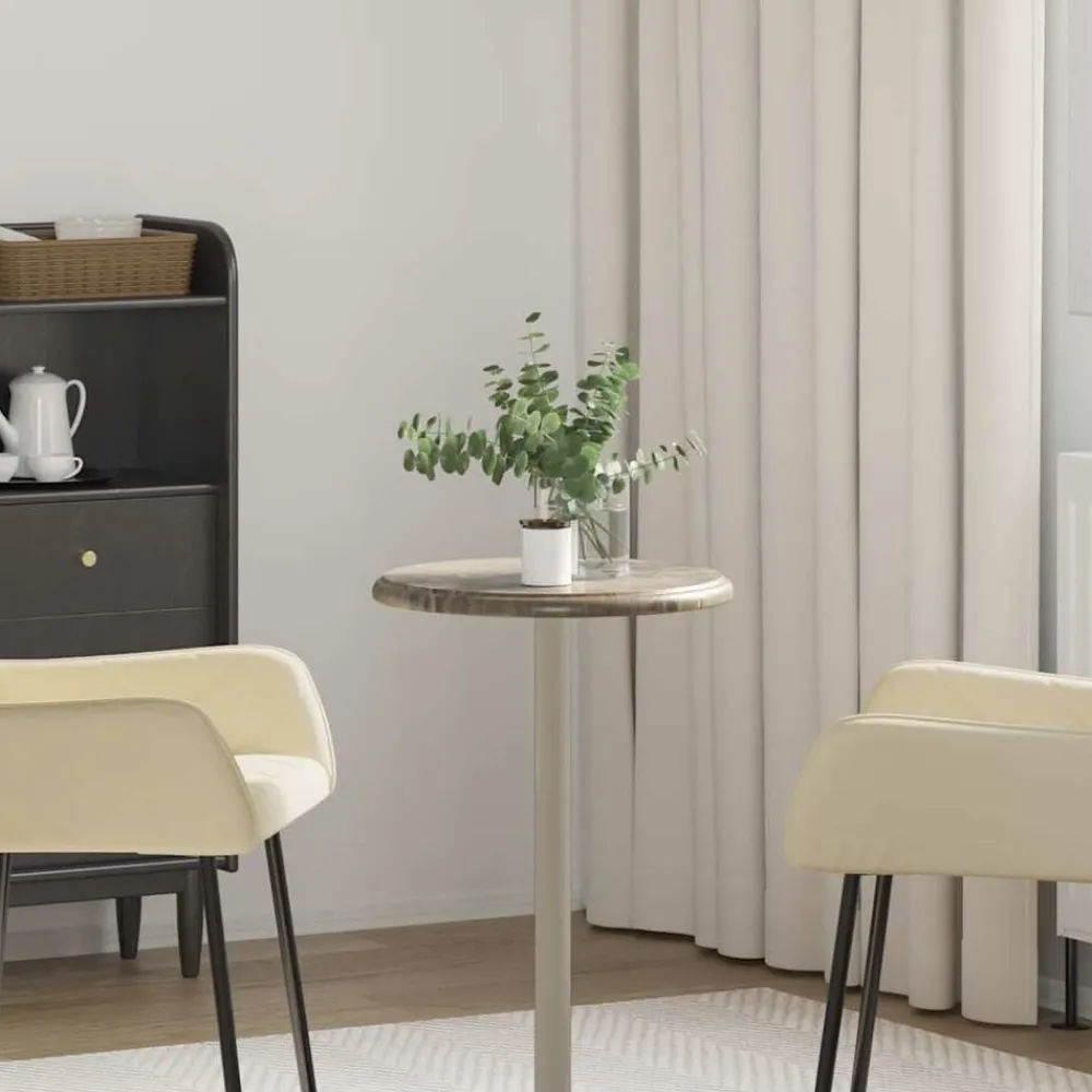 Accessoires Pour Tables-vidaXL Dessus de table Ø40x2,5 cm Marbre Gris