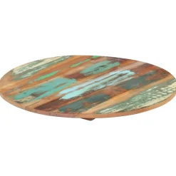 vidaXL Dessus de table rond 40 cm 15-16 mm Bois de récupération