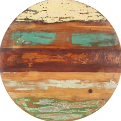 vidaXL Dessus de table rond 40 cm 15-16 mm Bois de récupération