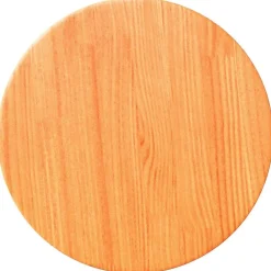 vidaXL Dessus de table rond cire marron Ø30x2,5 cm bois de pin massif