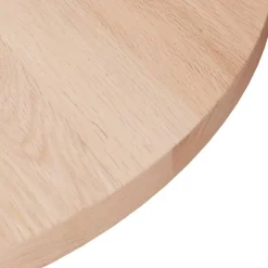 vidaXL Dessus de table rond Ø30x1,5 cm Bois de chêne massif non traité