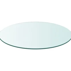 Accessoires Pour Tables-vidaXL Dessus de table ronde en verre trempé 300 mm Transparent