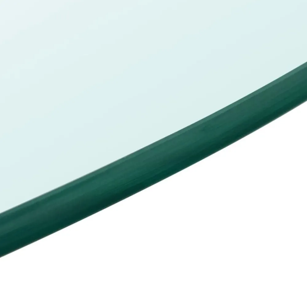 Accessoires Pour Tables-vidaXL Dessus de table ronde en verre trempé 300 mm Transparent