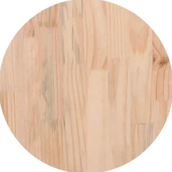vidaXL Dessus de table Ø30x2,5 cm Bois de pin massif