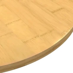 vidaXL Dessus de table Ø40x1,5 cm bambou