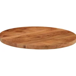 vidaXL Dessus de table Ø40x3,8 cm rond bois massif d'acacia