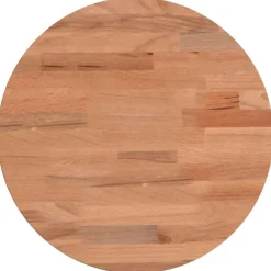 Accessoires Pour Tables-vidaXL Dessus de table Ø30x1,5 cm rond bois massif de hêtre Marron
