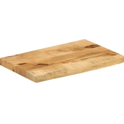 vidaXL Dessus de table 40x20x2,5 cm bord vif bois massif manguier brut