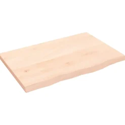 Accessoires Pour Tables-vidaXL Dessus de table 60x40x2 cm bois de chêne massif non traité Naturel