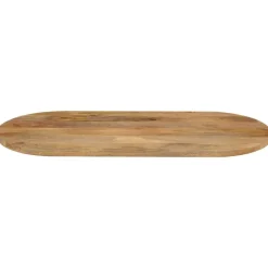 vidaXL Dessus de table 80x40x2,5 cm ovale bois massif de manguier