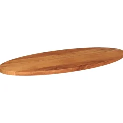 vidaXL Dessus de table 80x40x2,5 cm ovale bois massif d'acacia