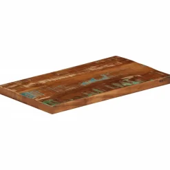 vidaXL Dessus de table 50x20x3,8 cm rectangulaire bois massif récupéré