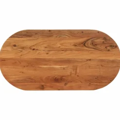 Accessoires Pour Tables-vidaXL Dessus de table 80x40x2,5 cm ovale bois massif d'acacia Bois d'acacia(naturel)