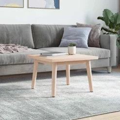 vidaXL Dessus de table 60x60x2,5 cm bois de pin massif