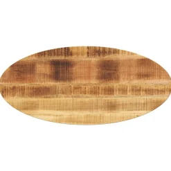 vidaXL Dessus de table 90x40x2,5 cm ovale bois massif de manguier