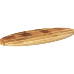 vidaXL Dessus de table 90x40x2,5 cm ovale bois massif de manguier