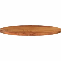 Accessoires Pour Tables-vidaXL Dessus de table 80x40x3,8 cm ovale bois massif d'acacia Bois d'acacia(naturel)