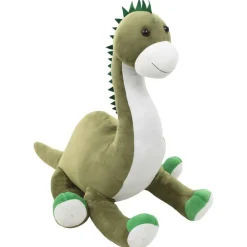 vidaXL dinosaure brontosaure en peluche Vert