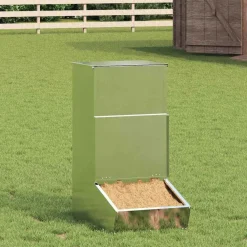 Articles Pour Animaux De Compagnie-vidaXL Distributeur de porcs Argent 55 x 38 x 76 cm Acier galvanisé