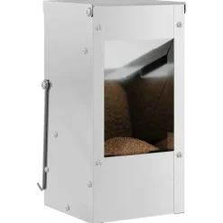 Articles Pour Animaux De Compagnie-vidaXL Distributeur pour lapins 12,5 x 12,5 x 25 cm Argent