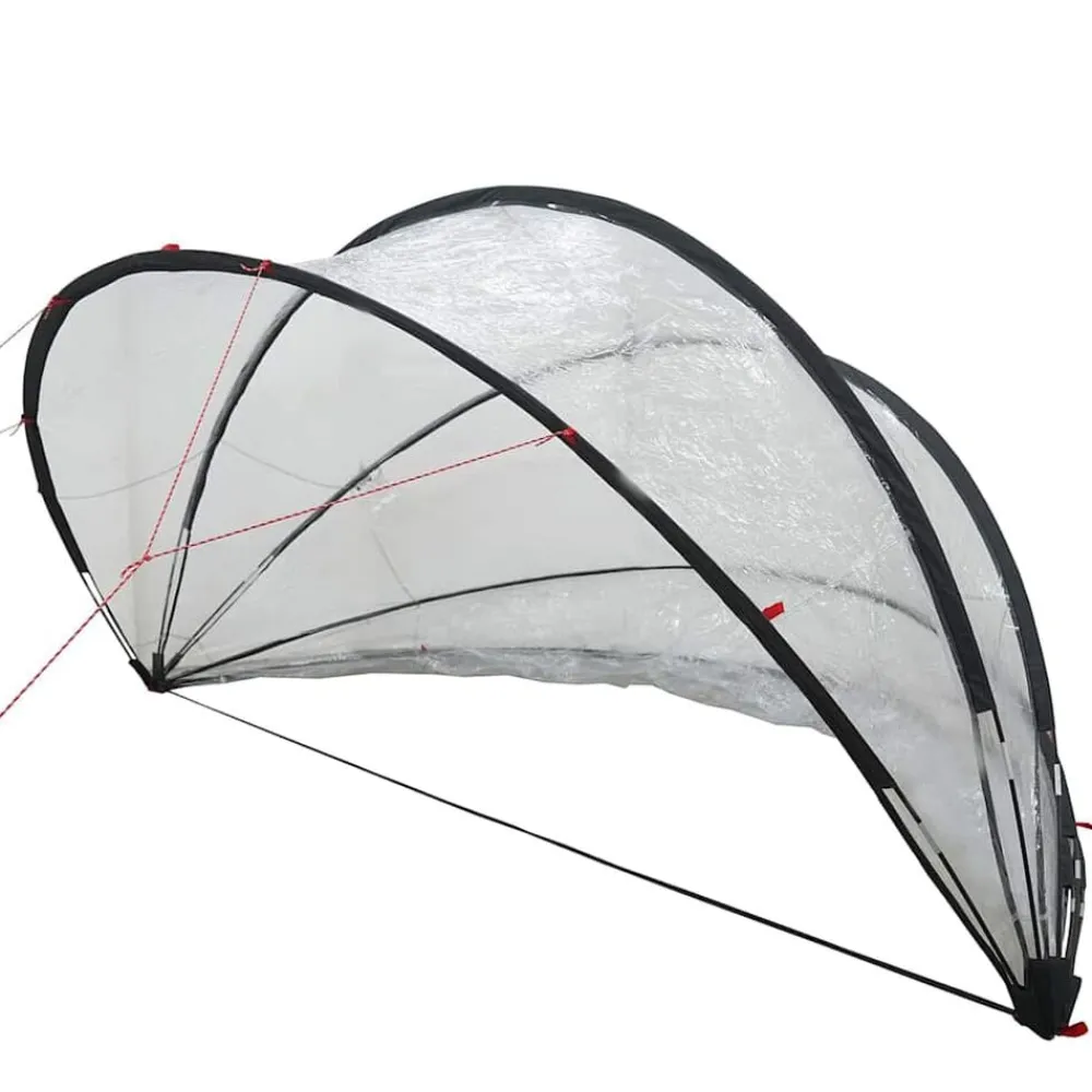 Piscine & Spa-vidaXL Dôme de piscine 336 x 322 x 160 cm PVC Transparent