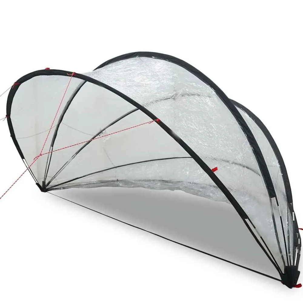 Piscine & Spa-vidaXL Dôme de piscine 336 x 322 x 160 cm PVC Transparent