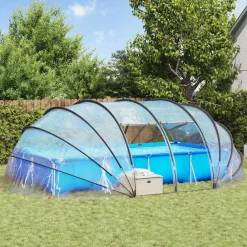 vidaXL Dôme de tente de piscine 538 x 440 x 204 cm PVC