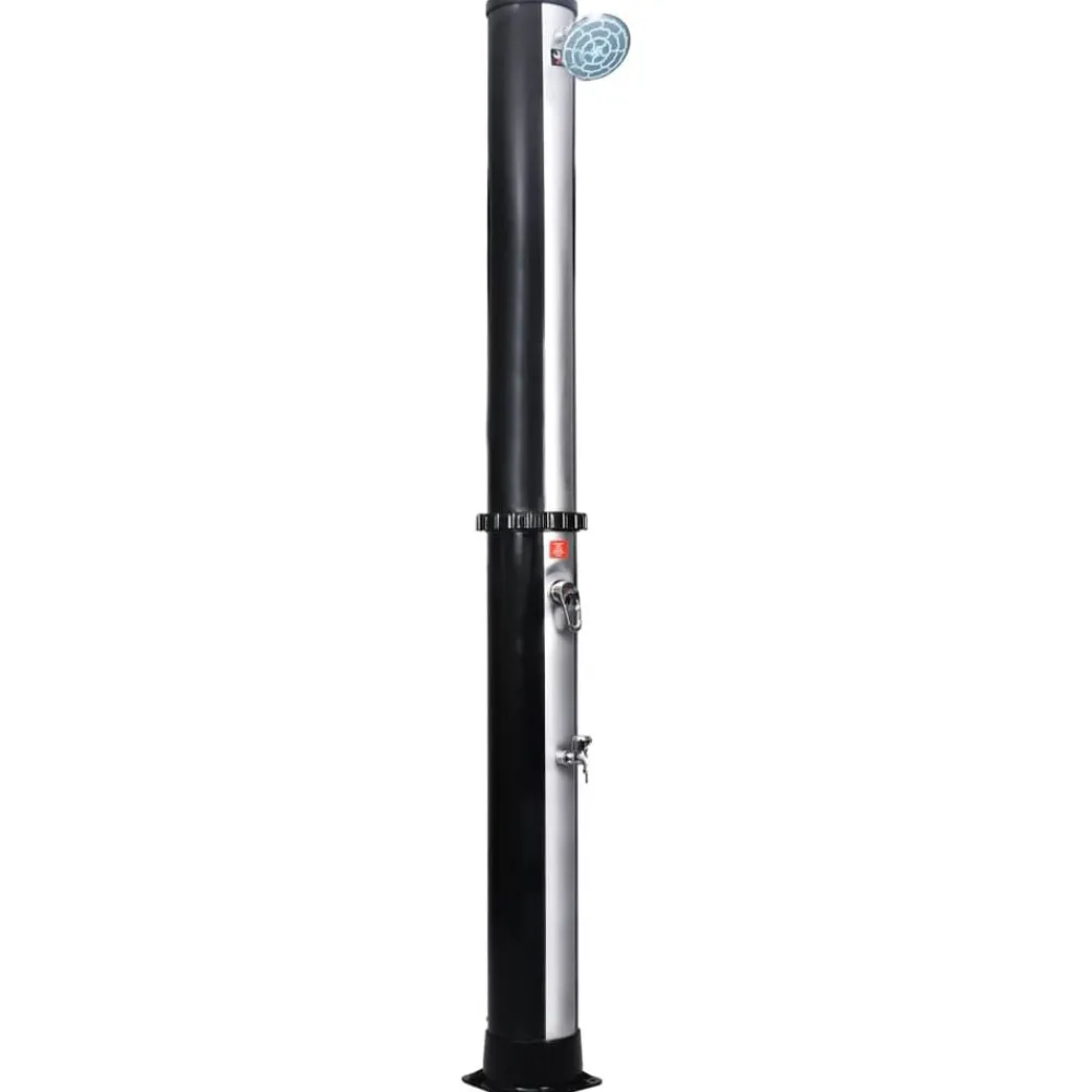 vidaXL Douche solaire d'extérieur avec pomme de douche et robinet 40 L