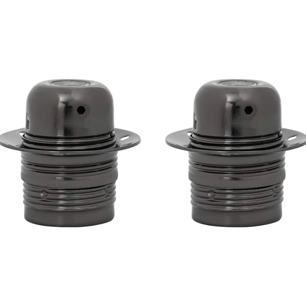 vidaXL Douilles de lampe 2 pcs E27