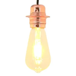 Accessoires Pour Luminaires-vidaXL Douilles de lampe 2 pcs bronze or rose E27 doré rose