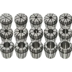 Outils-vidaXL Douilles de serrage ER25 15 pcs Ensemble d'outils de tournage