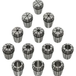 Outils-vidaXL Douilles de serrage ER20 13 pcs Ensemble d'outils de tournage