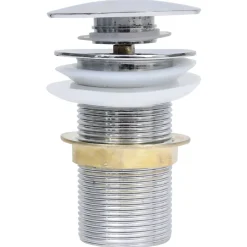 vidaXL Drain à poussoir sans débordement 6,4x6,4x9,1 cm