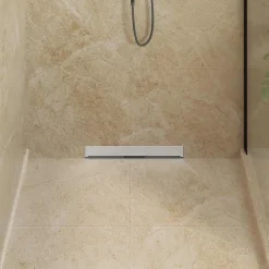 vidaXL Drain de Douche Monté au Mur Argenté 50 cm Acier Inox 304