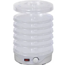 vidaXL Déshydrateur avec 6 plateaux empilables (ronds)