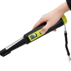 Appareils De Détection Et Attaches-vidaXL Détecteur de métaux pinpointer avec écran LCD noir et jaune