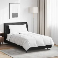 vidaXL Duvet d'hiver avec oreiller 2 pcs Blanc Plume de canard