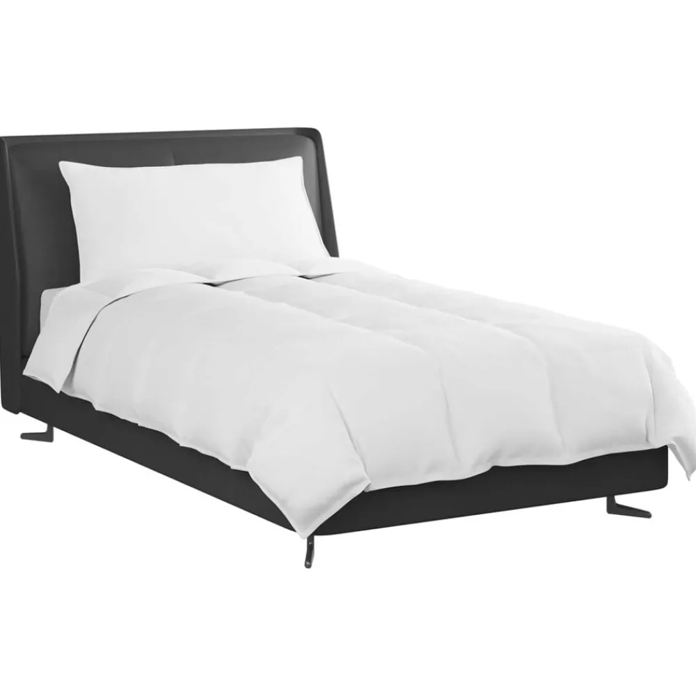 vidaXL Duvet d'hiver avec oreiller 2 pcs Blanc Plume de canard