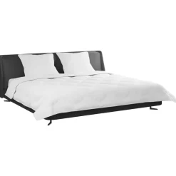 Linge-vidaXL Duvet d'hiver avec oreiller 3 pcs Blanc Microfibre