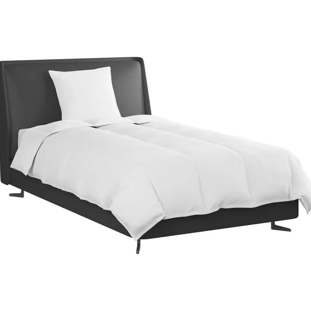 vidaXL Duvet d'hiver avec oreiller 2 pcs Blanc Plume de canard