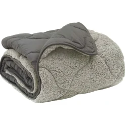 Linge-vidaXL Duvet d'hiver Matelassé 135 x 200 cm Gris clair