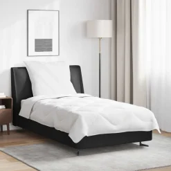 vidaXL Duvet d'été simple avec oreiller 2 pcs Blanc Microfibre