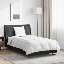Linge-vidaXL Duvet 2-en-1 avec oreiller 2 pcs Blanc Plume de canard